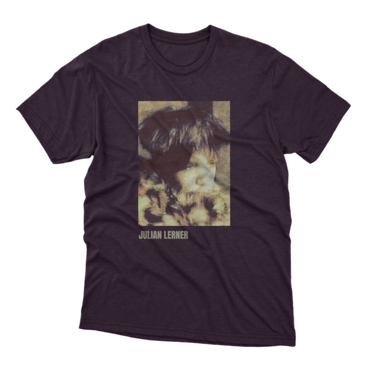 Flower Portrait Tee - Navy